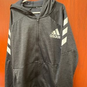 Adidas zip front hoodie